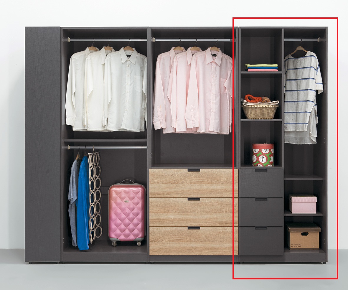 奧利佛2.5尺小三抽衣櫥